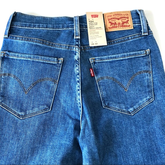 Levi’s 724 High Rise Straight- NEW WITH TAGS - Picture 9 of 9